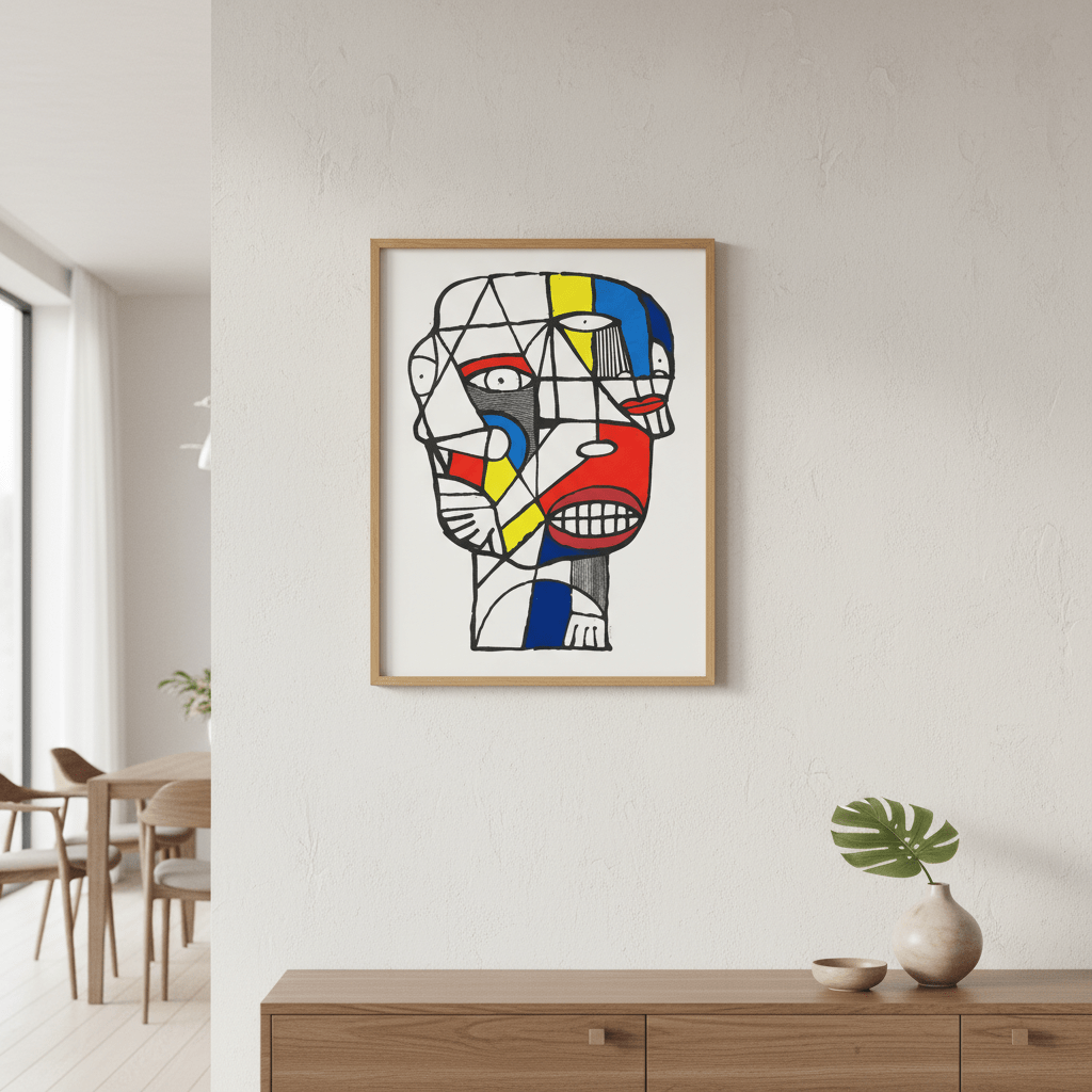 Mondriaan by Sven Reubens wall - art - picture - poster
