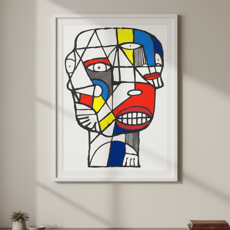 Mondriaan by Sven Reubens wall - art - picture - poster
