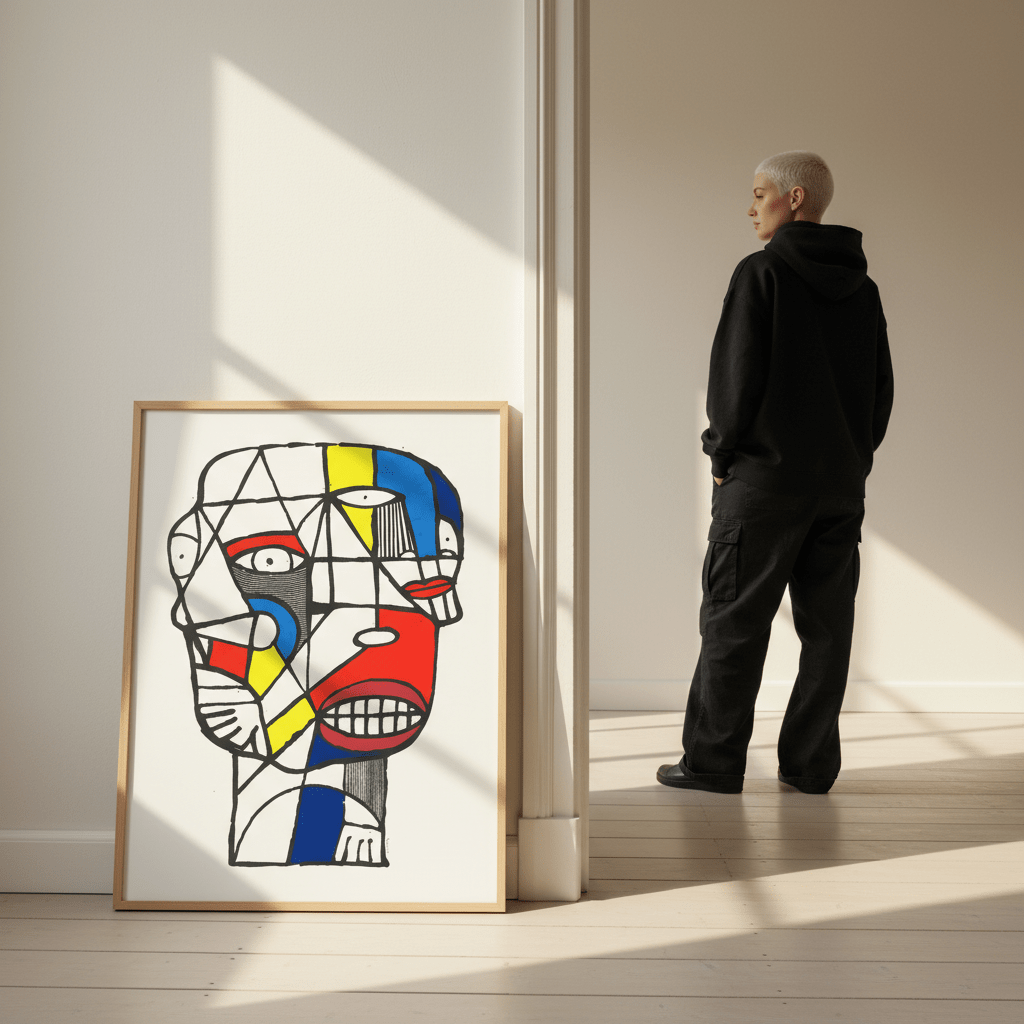 Mondriaan by Sven Reubens wall - art - picture - poster