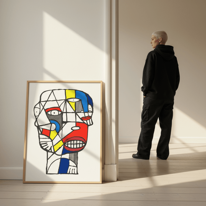 Mondriaan by Sven Reubens wall - art - picture - poster