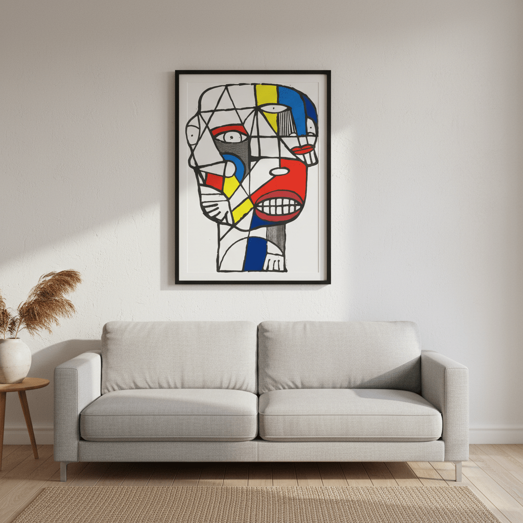 Mondriaan by Sven Reubens wall - art - picture - poster