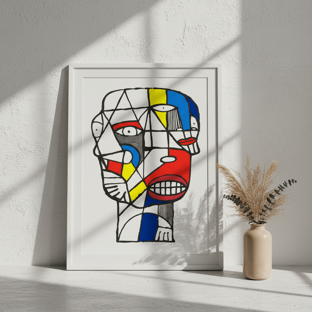 Mondriaan by Sven Reubens wall - art - picture - poster