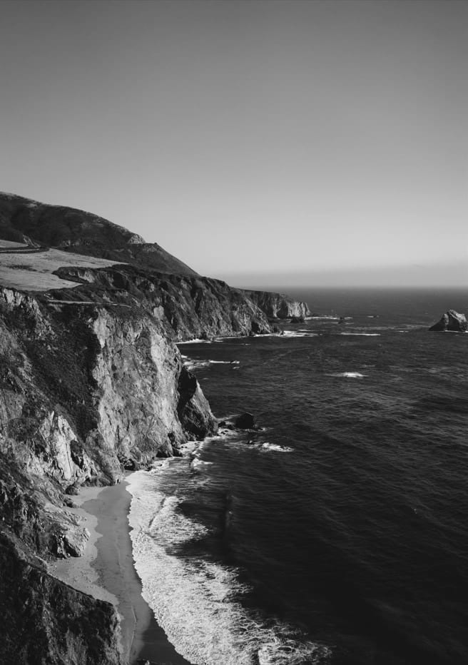 Monochrome Big Sur  By Bethany Young