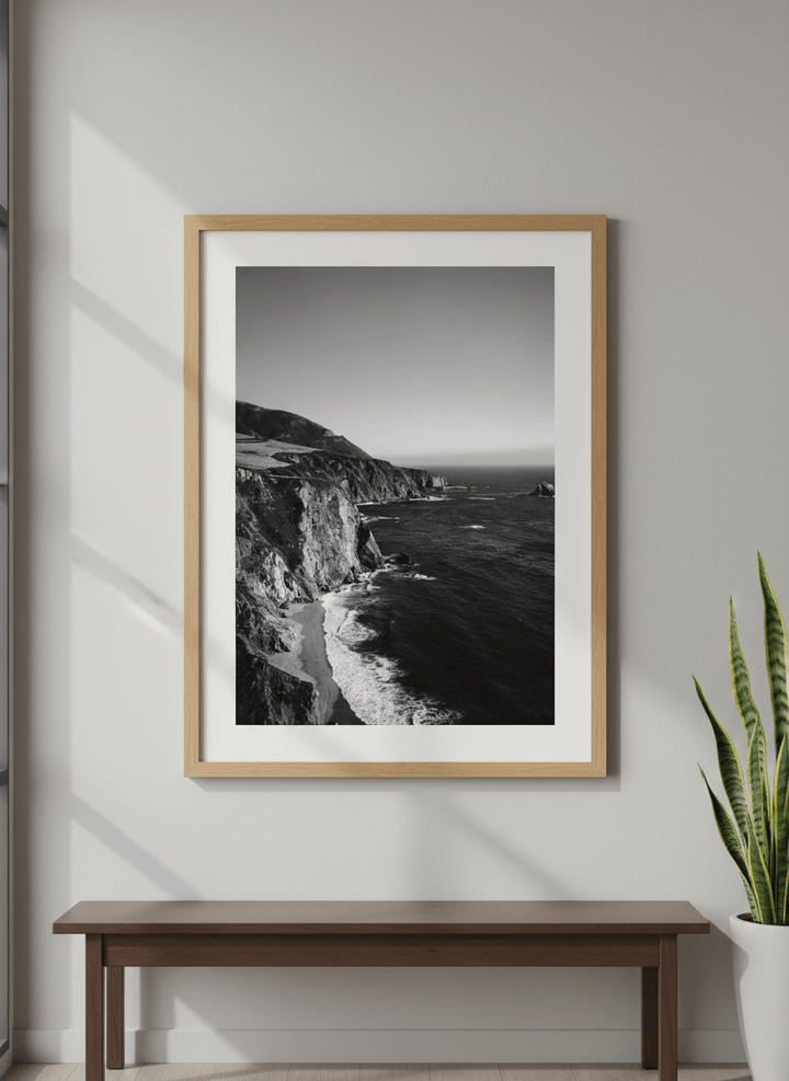Contemporary wall art featured in a bright modern office workspace