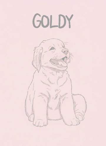 Monoline Custom Pet Personalisation Wall Art wall - art - picture - poster
