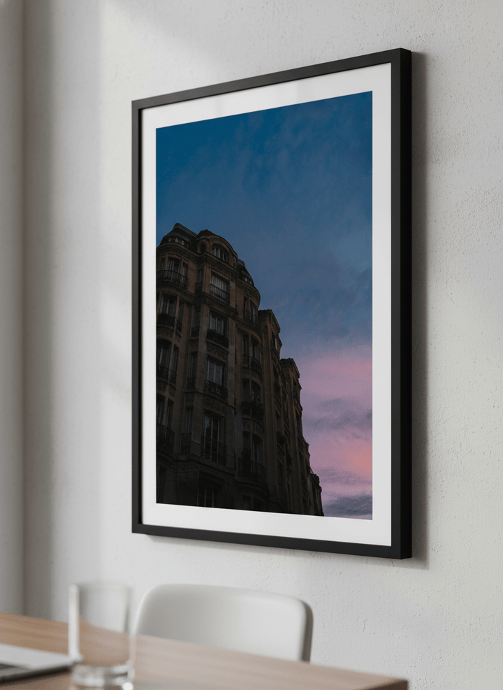 Contemporary wall art featured in a bright modern office workspace