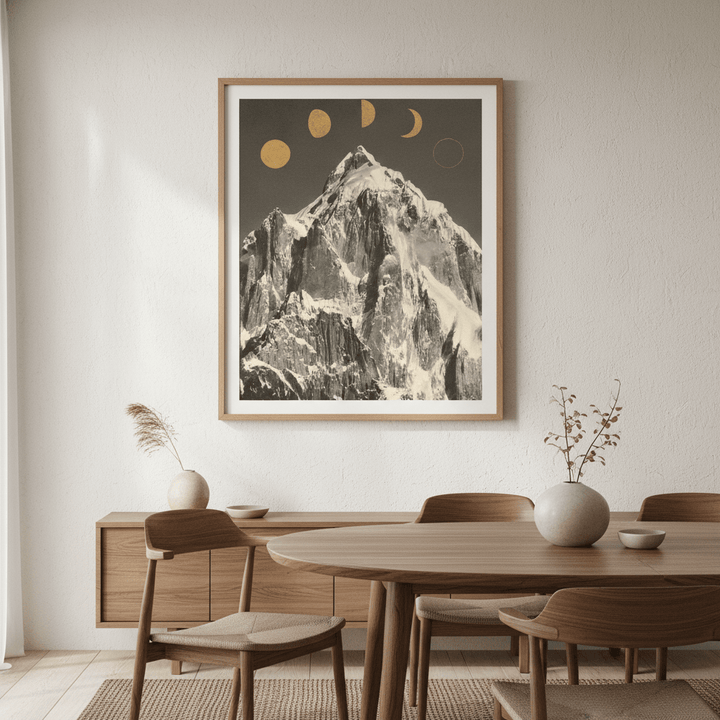 Moon Phases by Florent Bodart wall - art - picture - poster