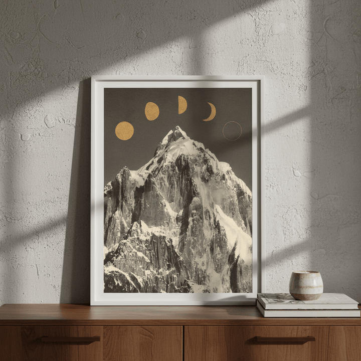 Moon Phases by Florent Bodart wall - art - picture - poster