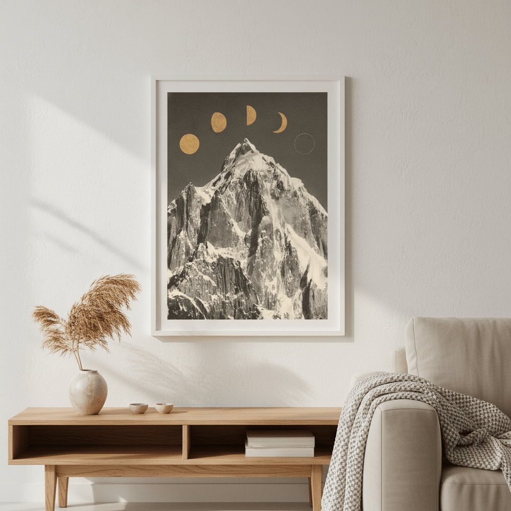 Moon Phases by Florent Bodart wall - art - picture - poster