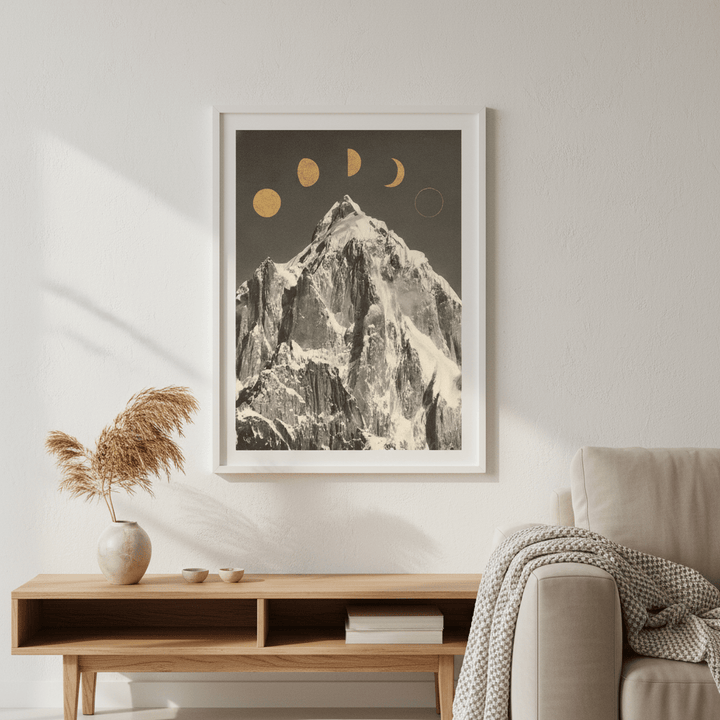 Moon Phases by Florent Bodart wall - art - picture - poster