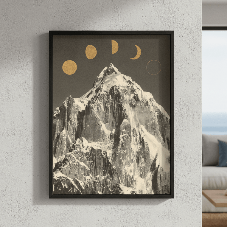 Moon Phases by Florent Bodart wall - art - picture - poster