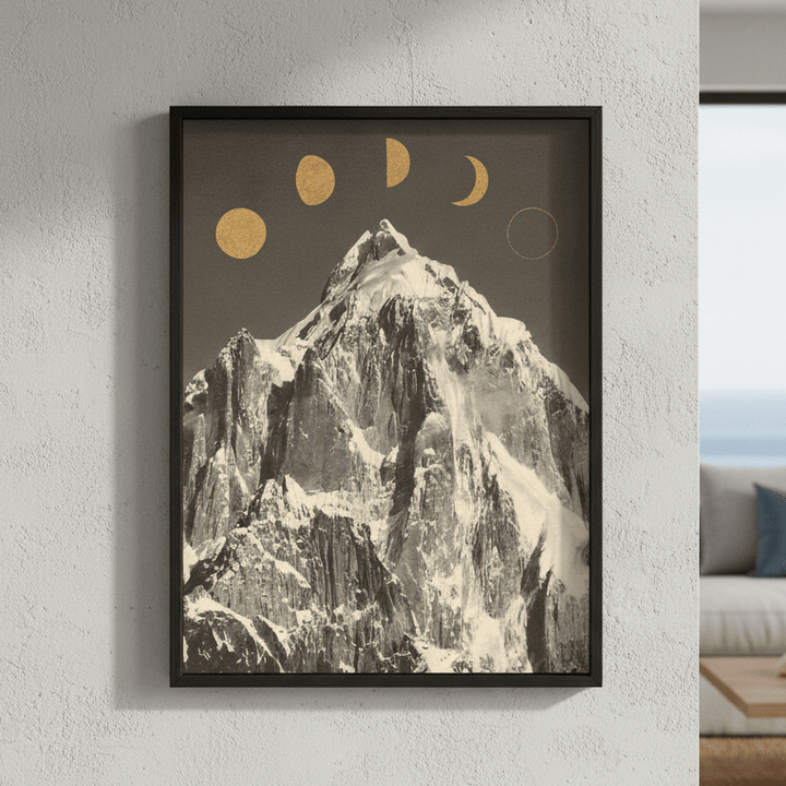 Moon Phases by Florent Bodart wall - art - picture - poster