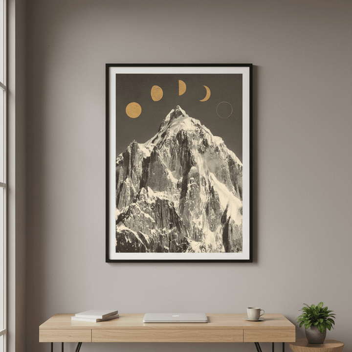 Moon Phases by Florent Bodart wall - art - picture - poster