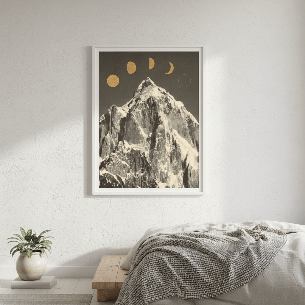 Moon Phases by Florent Bodart wall - art - picture - poster