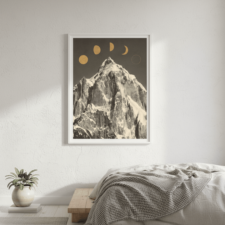 Moon Phases by Florent Bodart wall - art - picture - poster