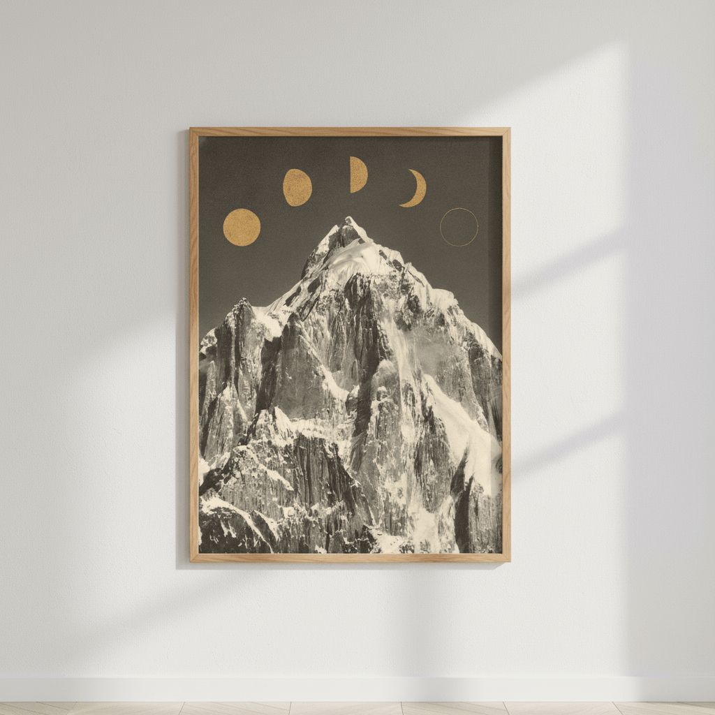 Moon Phases by Florent Bodart wall - art - picture - poster