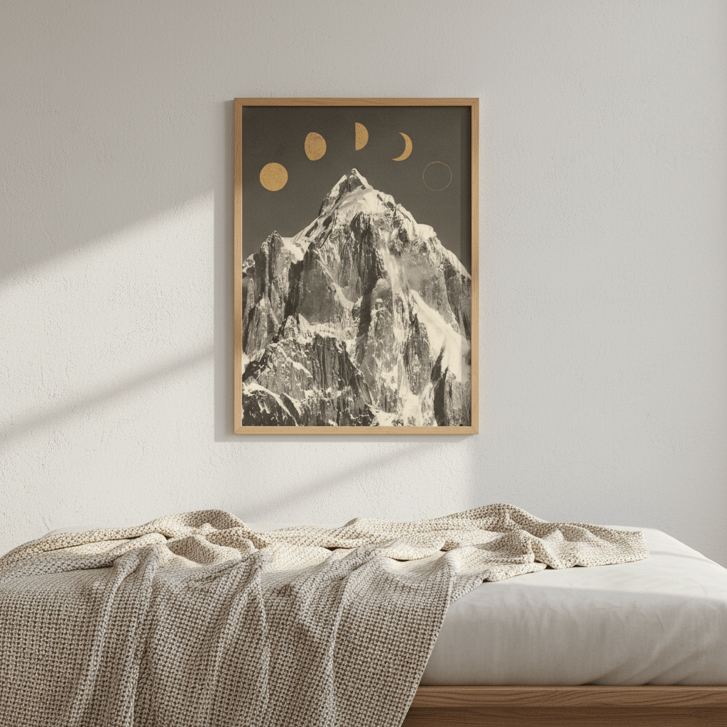 Moon Phases by Florent Bodart wall - art - picture - poster