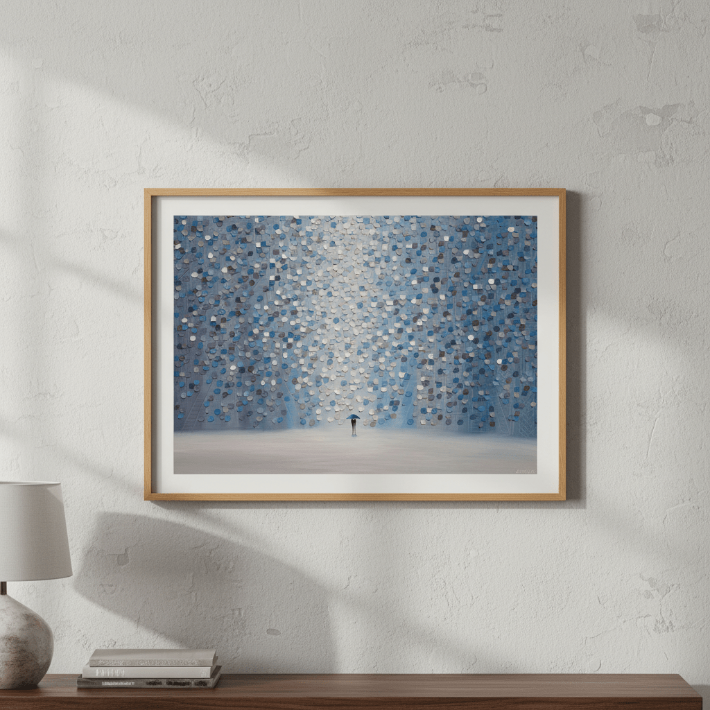 Moonlight Rain by Ekaterina Ermilkina wall - art - picture - poster