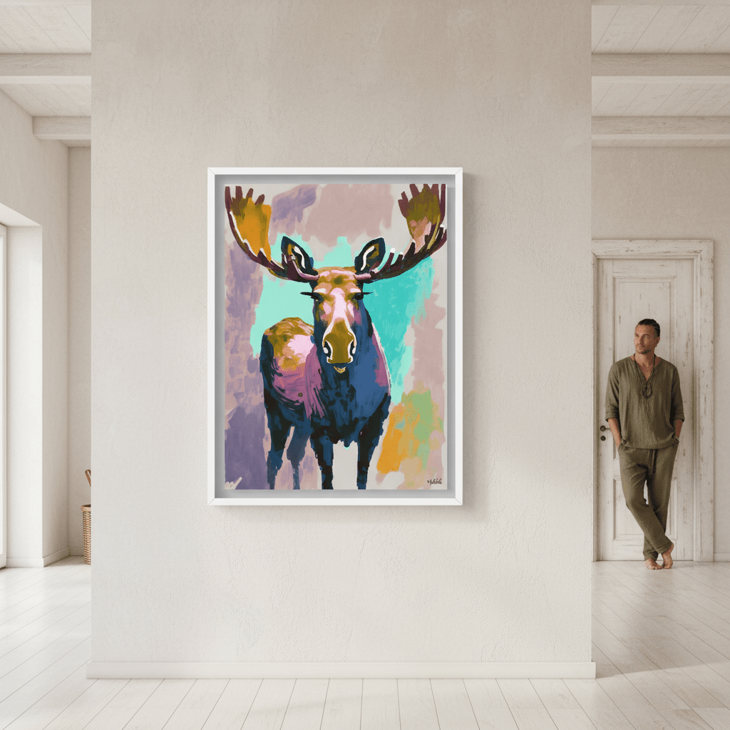 Moose by Inkheart Designs wall - art - picture - poster