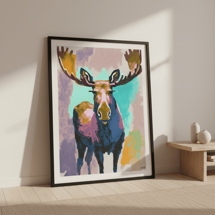 Moose by Inkheart Designs wall - art - picture - poster