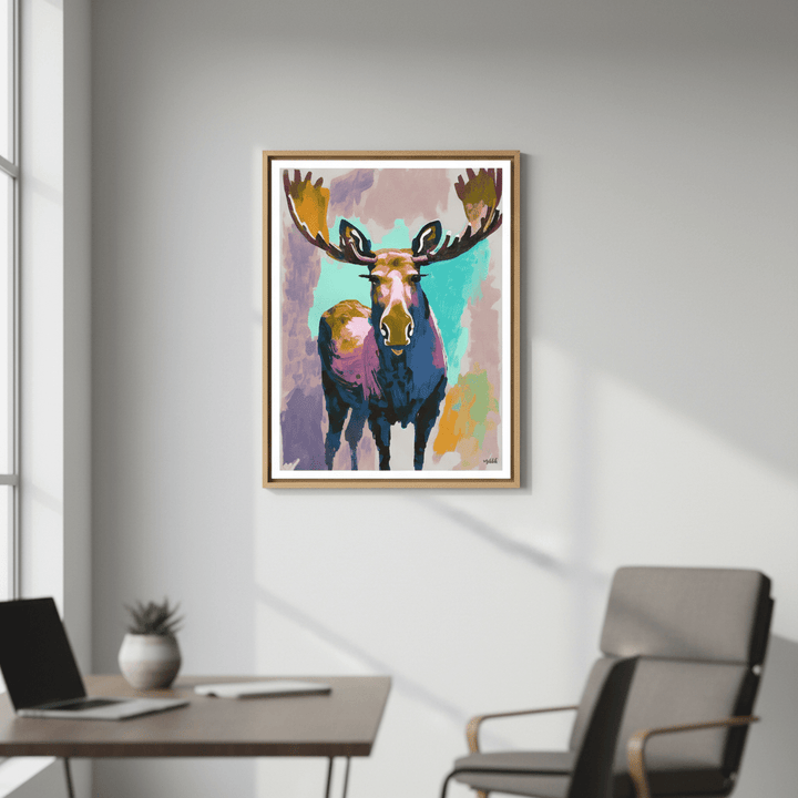 Moose by Inkheart Designs wall - art - picture - poster