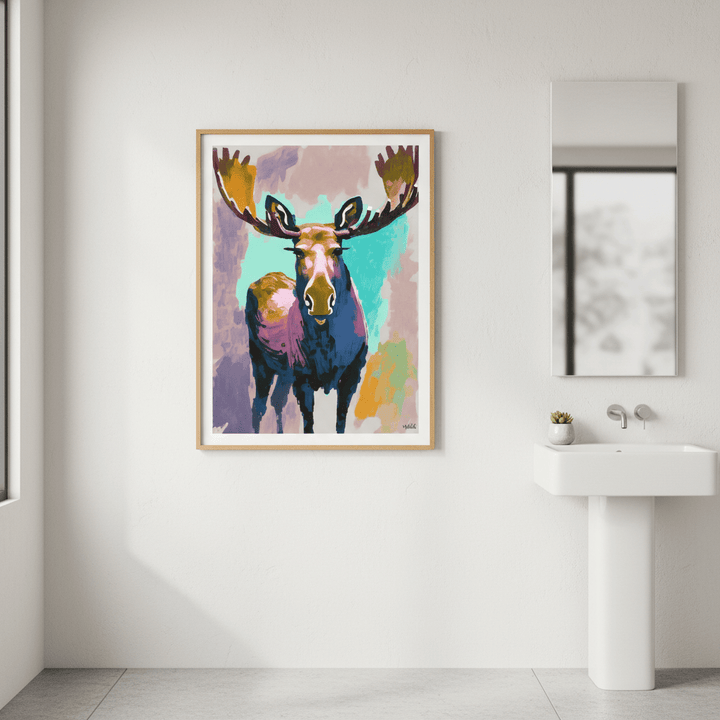 Moose by Inkheart Designs wall - art - picture - poster