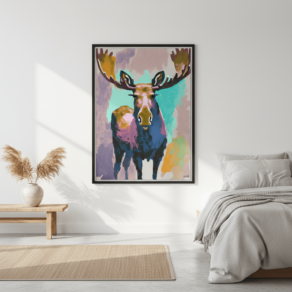 Moose by Inkheart Designs wall - art - picture - poster
