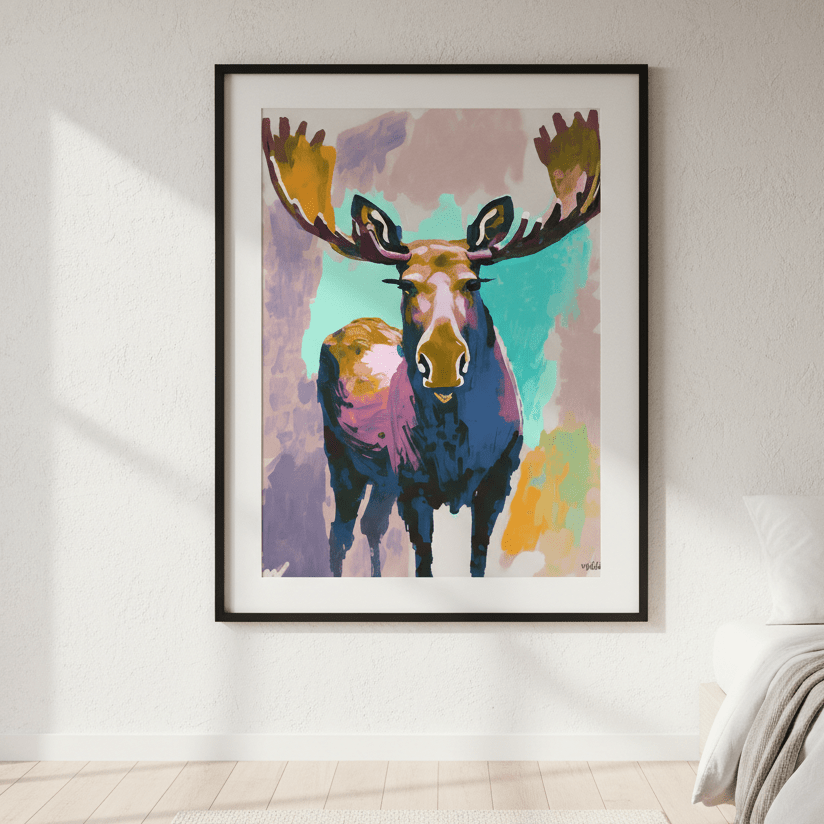 Moose by Inkheart Designs wall - art - picture - poster