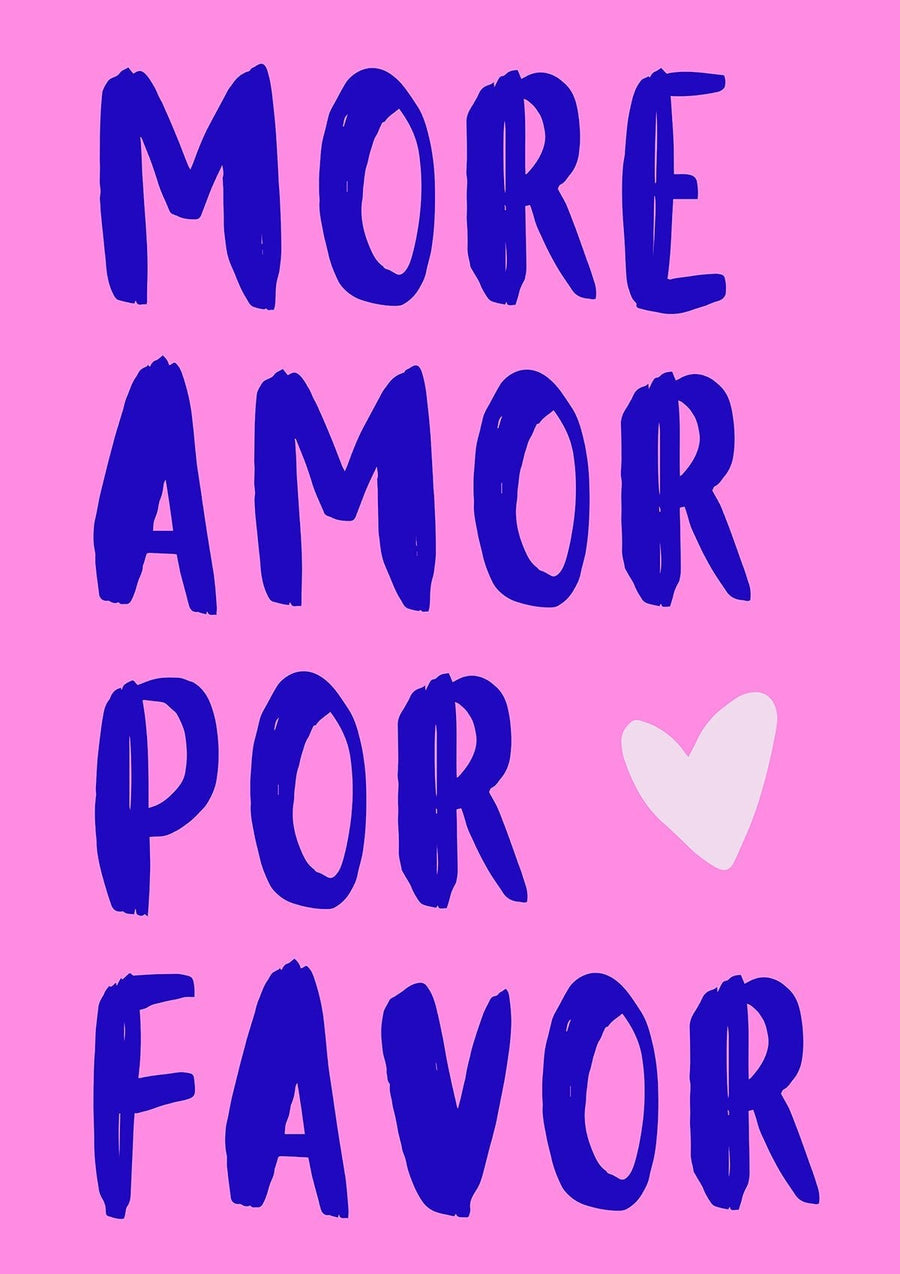 More Amore Pink Trendy Print