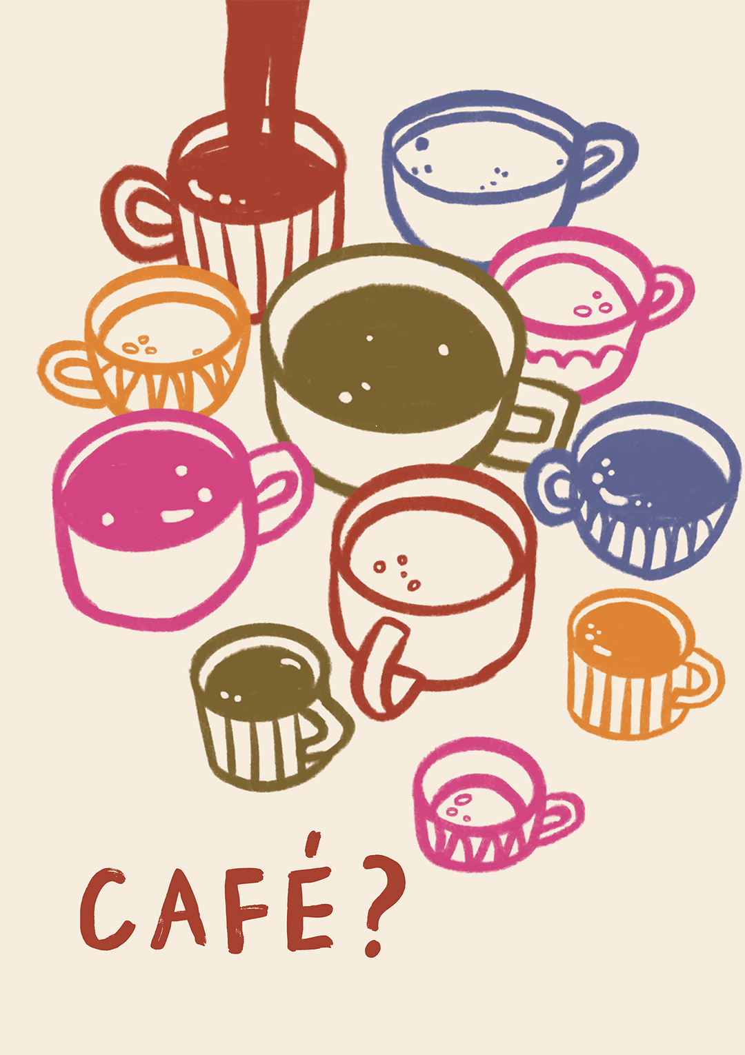 More Cafe Pouring Drink Cafe Print - Style My Wall