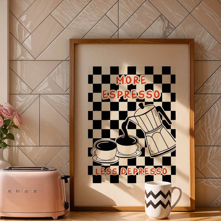 More Espresso Pouring Bialetti - Style My Wall