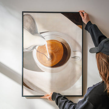 Morning Coffee Art Print by Julia Ockert wall - art - picture - poster