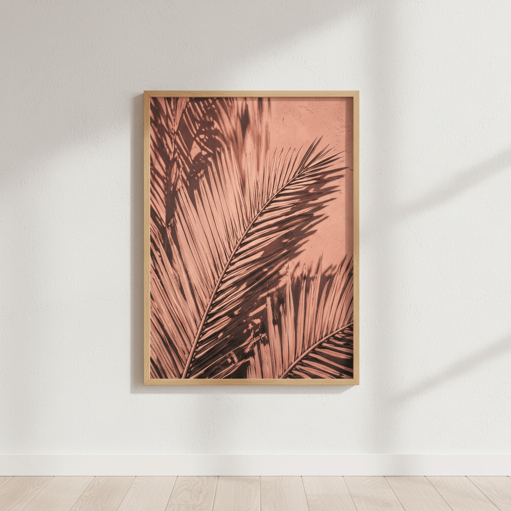 Moroccan Palm Tree wall - art - picture - poster