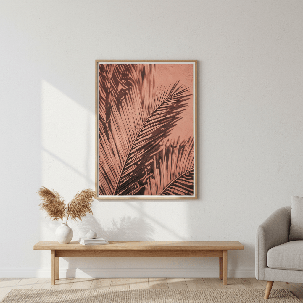 Moroccan Palm Tree wall - art - picture - poster