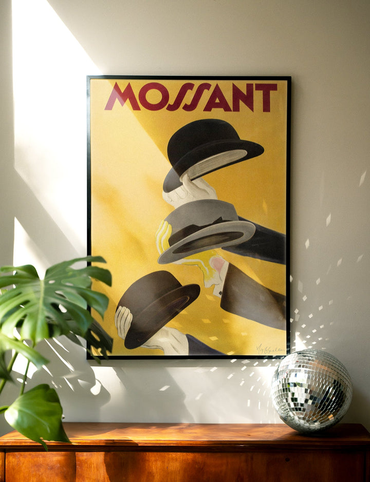 Mossant Hat Vintage Poster wall - art - picture - poster