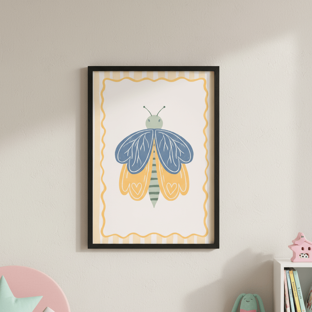 Moth by Menina Lisboa wall - art - picture - poster