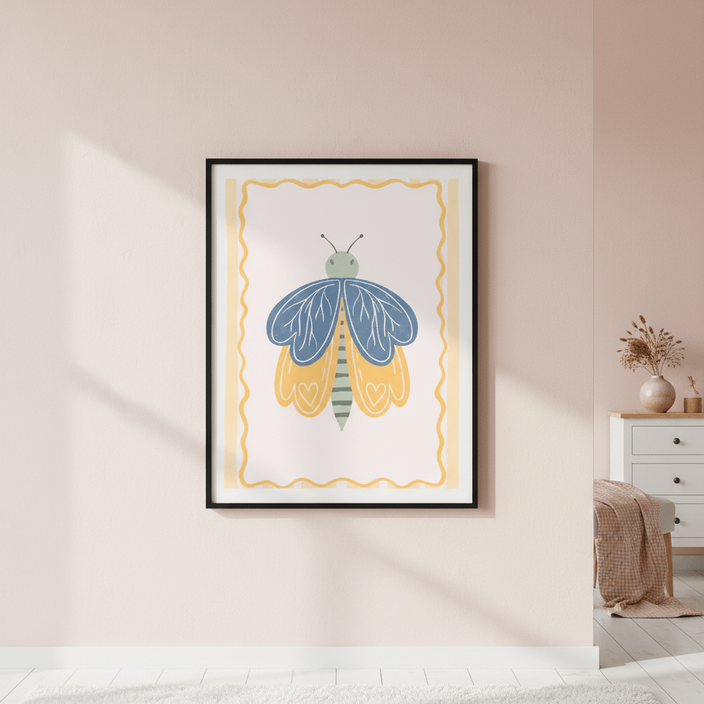 Moth by Menina Lisboa wall - art - picture - poster