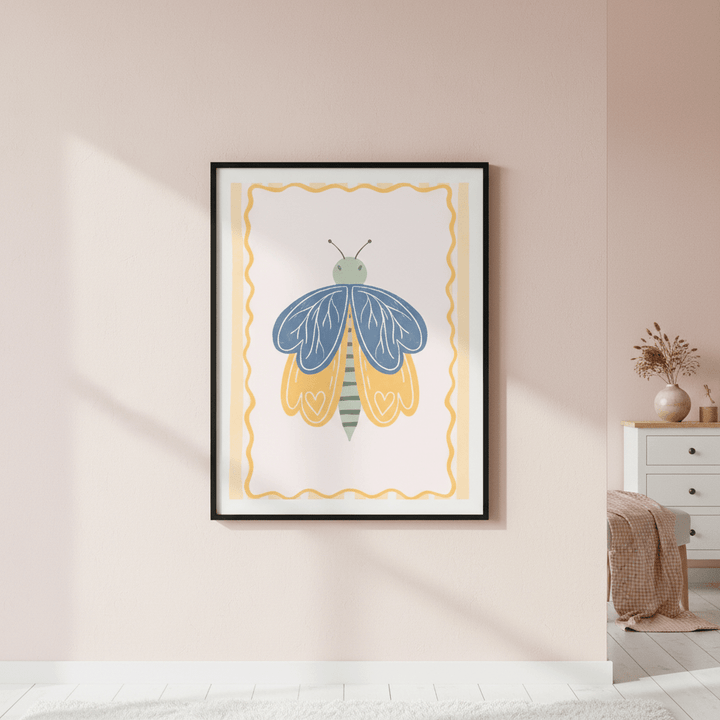 Moth by Menina Lisboa wall - art - picture - poster