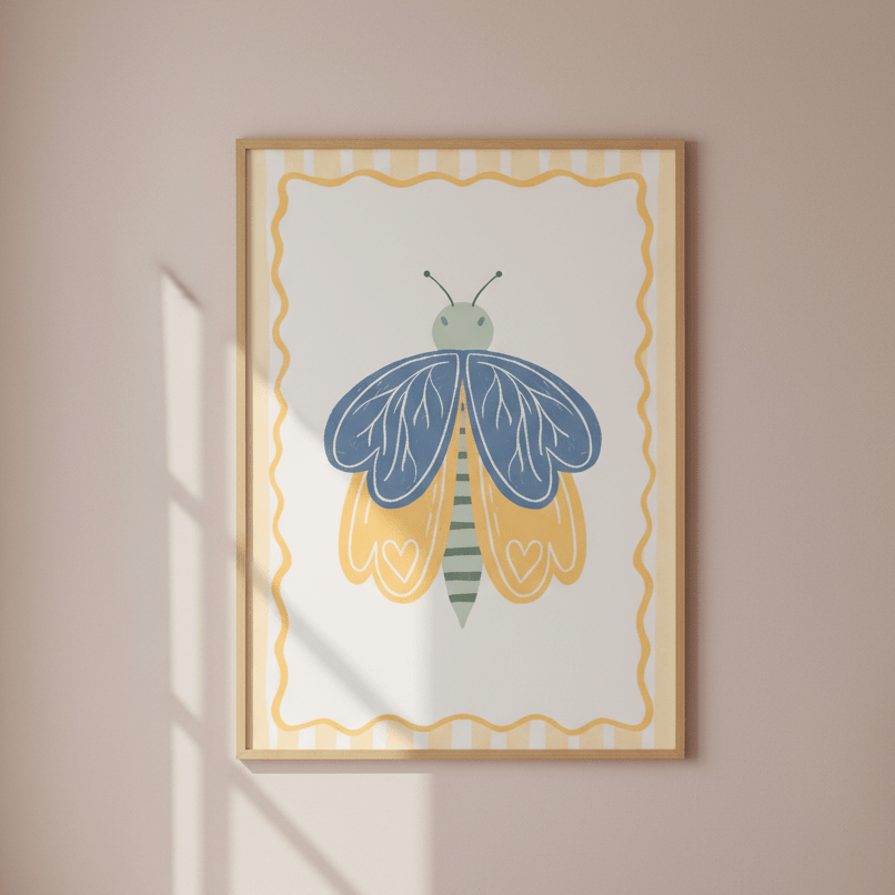 Moth by Menina Lisboa wall - art - picture - poster