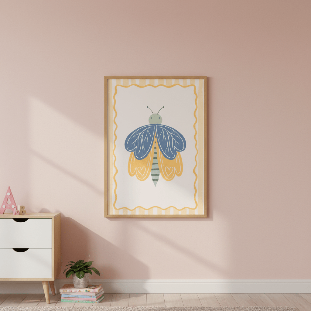 Moth by Menina Lisboa wall - art - picture - poster
