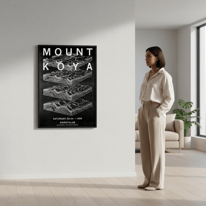 Mount Koya by Jerome Bizien wall - art - picture - poster