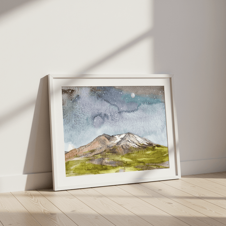 Mount St Helens by Meredith O'Neal wall - art - picture - poster