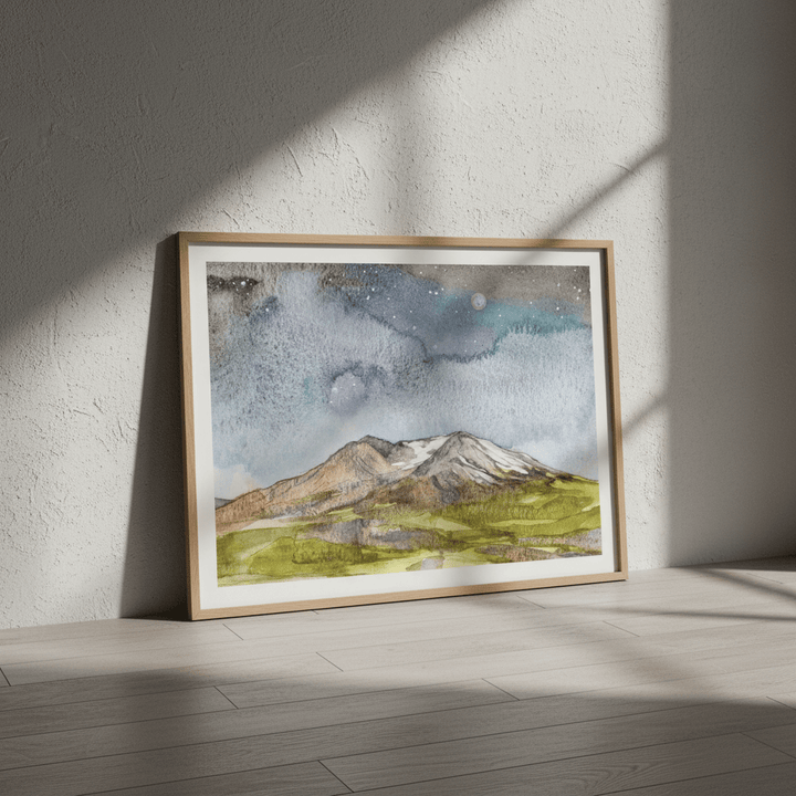 Mount St Helens by Meredith O'Neal wall - art - picture - poster