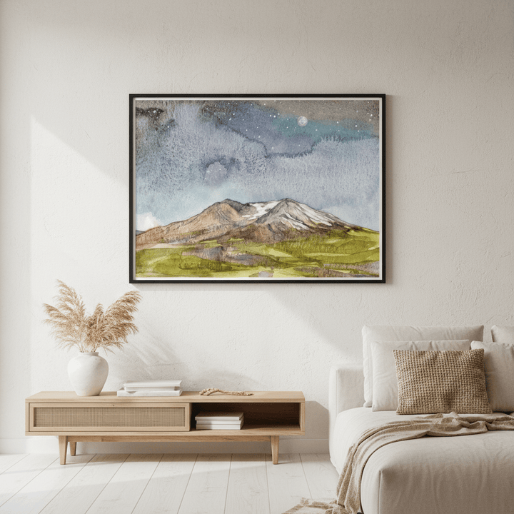 Mount St Helens by Meredith O'Neal wall - art - picture - poster