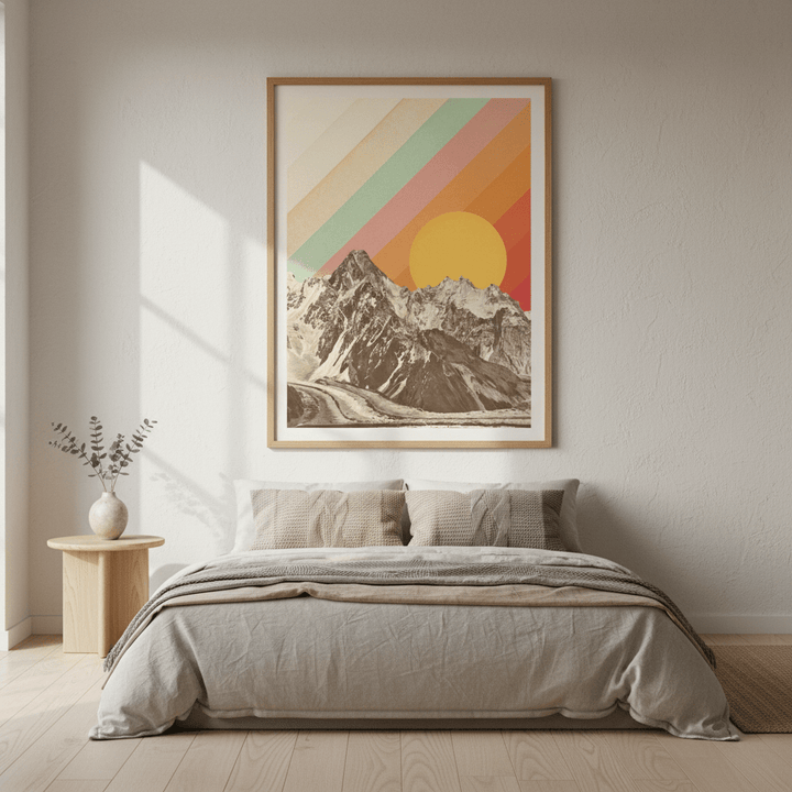 Mountainscape by Florent Bodart wall - art - picture - poster