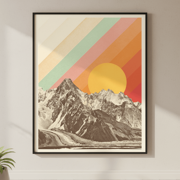 Mountainscape by Florent Bodart wall - art - picture - poster