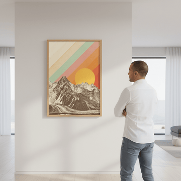 Mountainscape by Florent Bodart wall - art - picture - poster