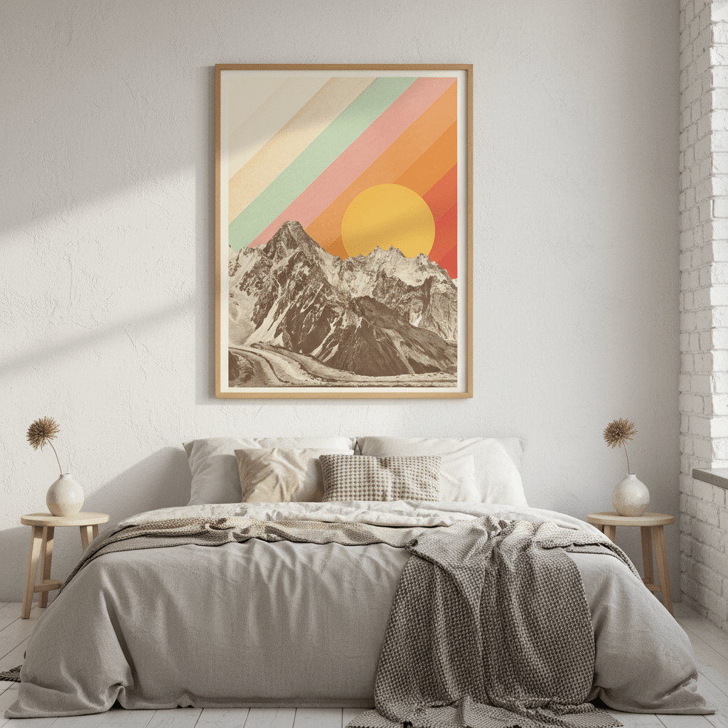 Mountainscape by Florent Bodart wall - art - picture - poster