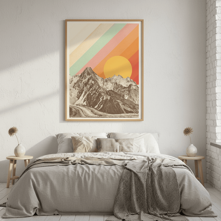Mountainscape by Florent Bodart wall - art - picture - poster