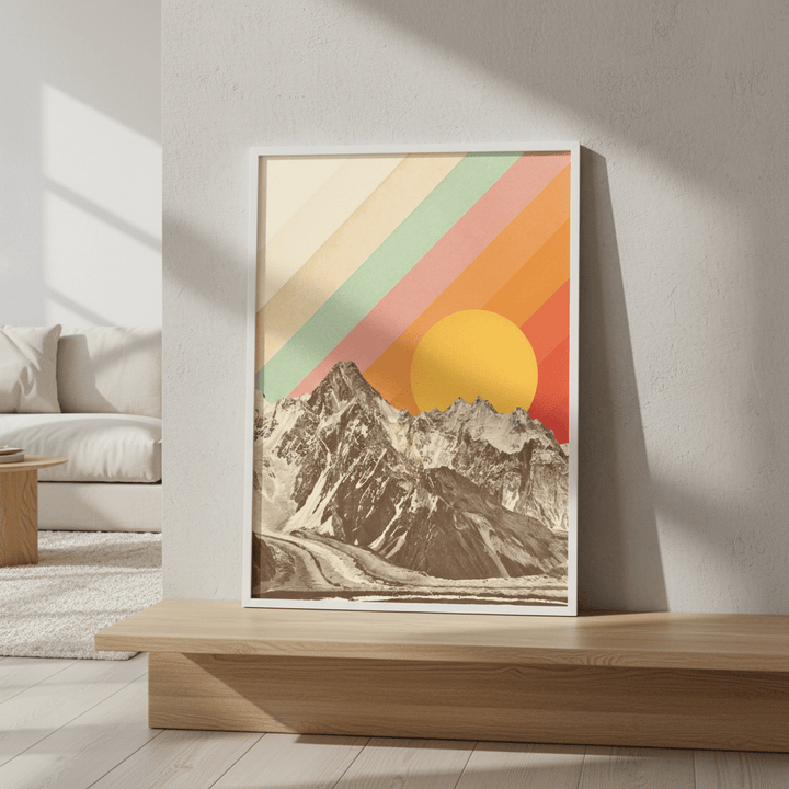 Mountainscape by Florent Bodart wall - art - picture - poster